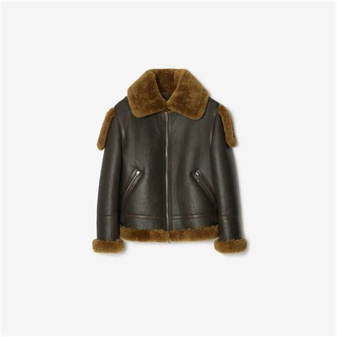 burberry shearling aviator hat|burberry aviator jacket.